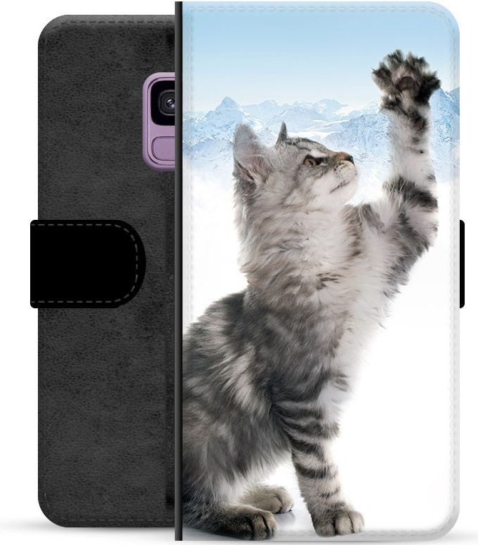 Samsung Galaxy S9 Premium Portemonnee Hoesje - Kat