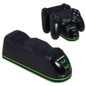 DOBE TP4-889 Oplaad Dock Dual Stand Oplader Base voor PS4 / PS4 Slim / PS4 Pro Dualshock Controller