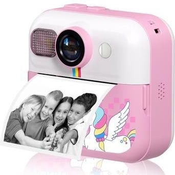 CP02 HD digitale camera voor kinderen met thermische printer & 32G TF-kaart - Roze