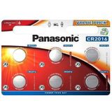 Panasonic Mini CR2016 Lithium Munt Batterijen - 6 stuks.