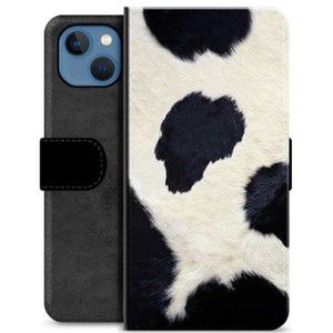 iPhone 13 Premium Portemonnee Hoesje - Koeienhuid