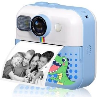 CP02 HD digitale camera voor kinderen met thermische printer & 32G TF-kaart - Blauw