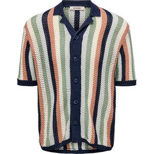 Regular Fit Resort Kraag Gebreid Vest