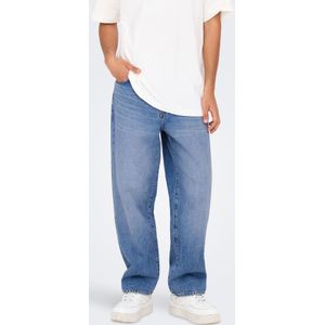 Loose Fit Mid Waist Jeans