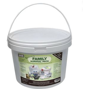 BCB - Familie Overlevingspakket - Noodpakket - Inclusief Beschermmaskers en Handdesinfecterende Gel