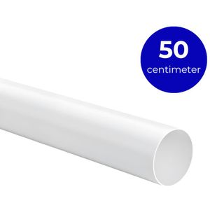 Kunststof ventilatiebuis rond Ø 100mm - Lengte 50cm