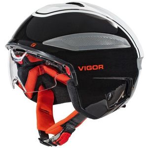 Cratoni Vigor Zwart-Wit-Rood Pedelec Helm - Maat 54-55