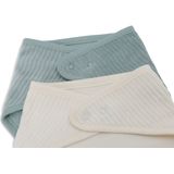 Jollein Lätzchen Bandana Samt Seegrün/Elfenbein 2tlg.
