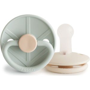 Frigg Schnuller Größe 2 Little Viking Sage/Cream Silikon 2tlg.