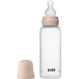 BIBS FlascheSchnuller Rundes Silikon 1 Pack 270 ml Medium Flow Blush