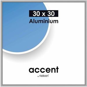 Nielsen Accent 30x30 aluminium zilver mat 54124