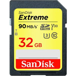 Sandisk SDHC geheugenkaart - 32GB - Extreme - U3
