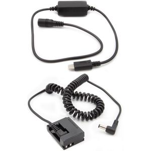 Dummy accu USB-C adapterset DR-80 accutype Canon NB-10L