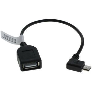 OTB Adapterkabel micro-USB - OTG (On-The-Go) - 90graden