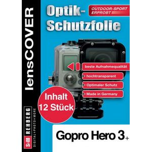 Lenscover bescherming GoPro Hero3+ - 12-stuks