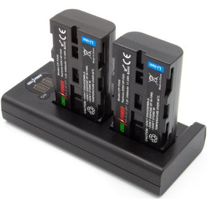 ChiliPower NP-F550 Sony USB Duo Kit - Camera accu set
