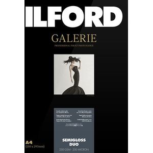 Ilford - Gallery Prestige Smooth Semigloss Duo - Fotopapier - 250g/m² - A4 - 100 Vellen