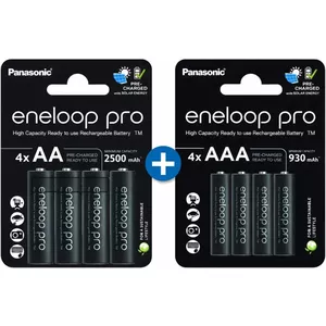 Panasonic eneloop Smart Ladegerät mit 4 eneloop AA/Mignon-Akkus für 22