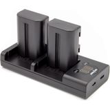ChiliPower NP-FM500H Sony USB Duo Kit - Camera accu set