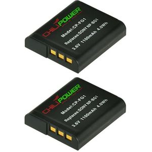 ChiliPower NP-BG1 / NP-FG1 accu voor Sony  - 1100mAh - 2-Pack