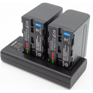 ChiliPower NP-F970 Sony USB Duo Kit - Camera accu set