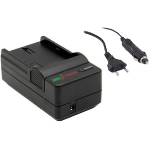 ChiliPower Casio NP-20 oplader - stopcontact en autolader