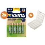 Varta AAA batterijen Voordeelpak 10+2 gratis - 800mAh - Oplaadbaar