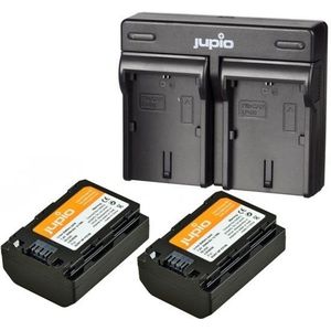 Jupio Kit: 2 x camera-accu NP-FZ100 2040mAh + USB Dual lader