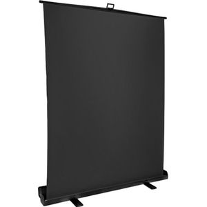 StudioKing Roll-Up Achtergrondscherm FB-150200FB 150x200 cm Zwart