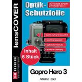Lenscover bescherming GoPro Hero 3 - 6-stuks