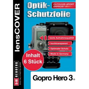 Lenscover bescherming GoPro Hero3+ - 6-stuks