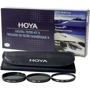 Hoya Digital Filter Kit II 67mm - UV, Polarisatie en NDX8 filter