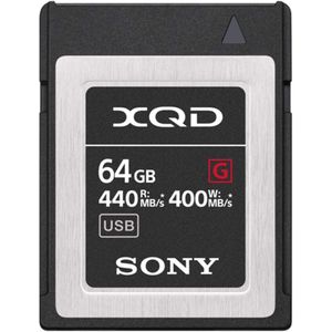 Sony 64GB XQD HighSpeed geheugenkaart - 440MB/s lezen en 400MB/s schrijven