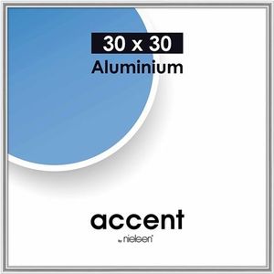 Nielsen Accent 30x30 aluminium zilver 54123