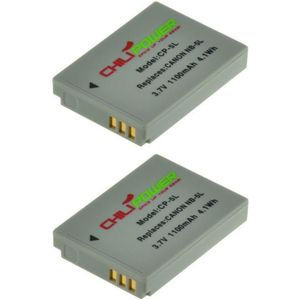 ChiliPower NB-5L accu voor Canon - 1100mAh - 2-Pack