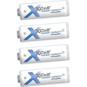 XCell X2900AA-4S Oplaadbare AA batterij (penlite) NiMH 2900 mAh 1.2 V 4 stuk(s)