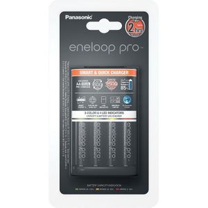 Panasonic Eneloop Smart & Quick Lader BQ-CC55 + 1x4 AA 2500mAh