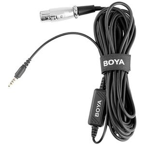 Boya XLR naar 3,5 mm TRRS Microfoon Adapter BY-BCA6