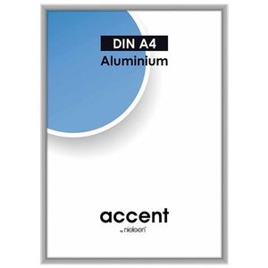 Nielsen Fotolijst 52124 Accent Mat Zilver 21x29,7 cm