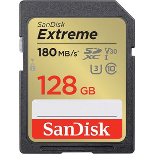 Sandisk SDXC geheugenkaart - 128GB - Extreme - U3