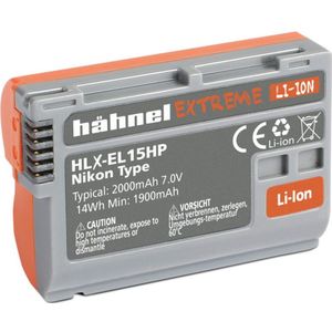 Camera-accu EN-EL15 / EN-EL15B voor Nikon - Hähnel HLX-EL15HP Extreme