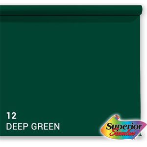 Superior Achtergrondpapier 12 Deep Green 1,35 x 11m