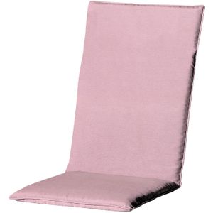 Tuinkussen hoge rug - Panama soft pink (afritsbaar)