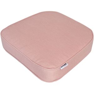 Zitkussen wicker universeel 46x48cm (extra dik) - Ribera twist rose (waterafstotend)