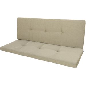 Bankkussen zit en rug 150cm souffle - Havana jute