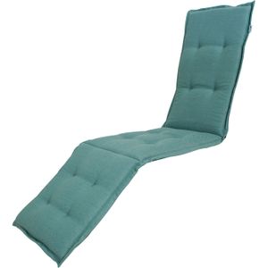 Deckchairkussen - Ribera twist turquoise (waterafstotend)