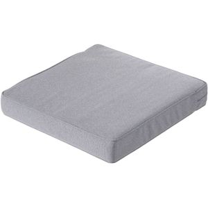 Loungekussen premium 73x73cm carré - Manchester light grey (waterafstotend)