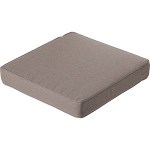 Loungekussen premium 73x73cm carré - Manchester taupe (waterafstotend)