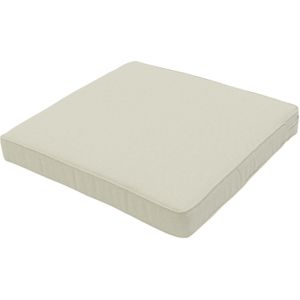 Loungekussen 60x60cm carré - Canvas eco beige (waterafstotend)