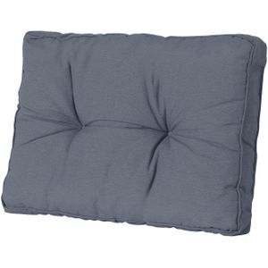 Loungekussen ruggedeelte 70x40cm florance - Panama safier blue